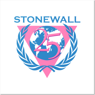 Stonewall 25 Vintage Retro NYC New York Gay LGBT Posters and Art